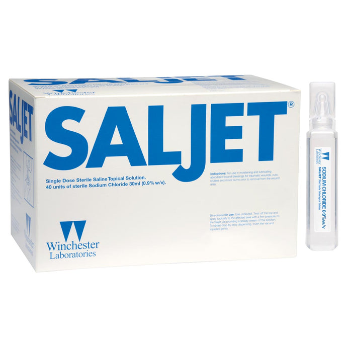 SALJET SALINE TOPICAL SOLUTION, 30 mL, 40's, STERILE