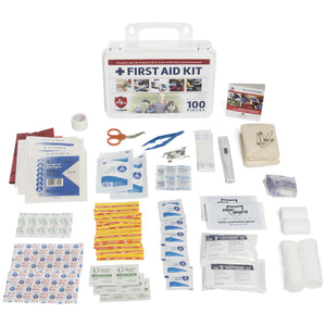 First Aid Kit 100 Pieces All Purpose 16 Unit - Eco Medix